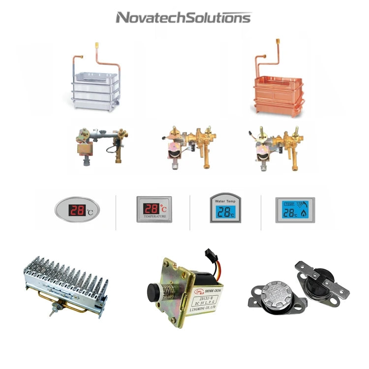 NovatechSolutions Instant Gas Water Heater with Backup Hot Water System