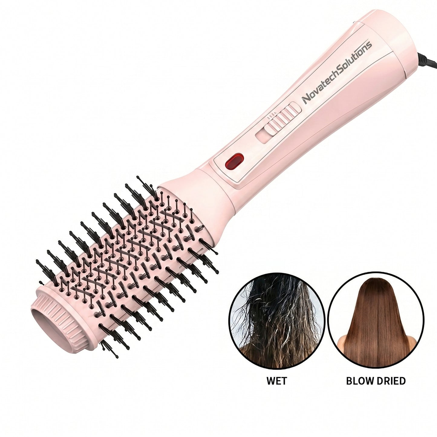 NovatechSolutions Ionic 110,000 RPM Hair Dryer & Straightener Brush