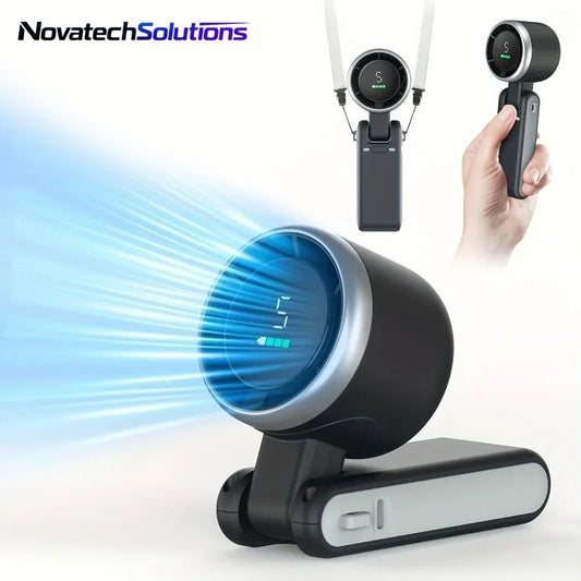 NovatechSolutions 3-in-1 Travel Mini Fan