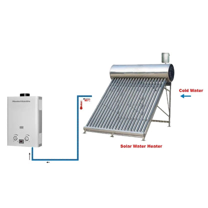 NovatechSolutions Instant Gas Water Heater with Backup Hot Water System