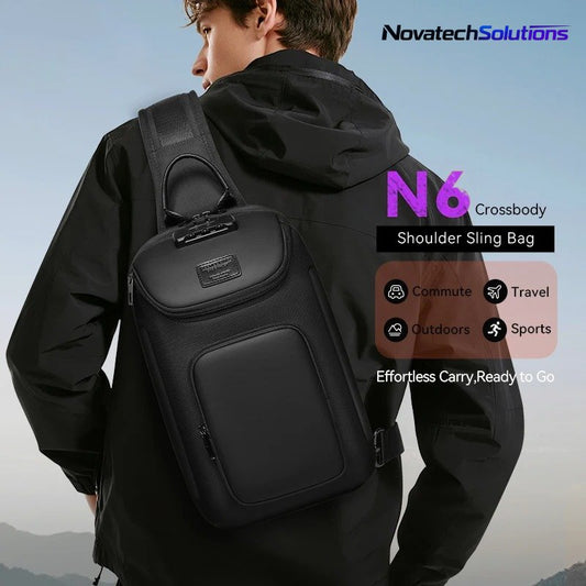 NovatechSolutions N6 Sling Chest Bag with Combination Lock