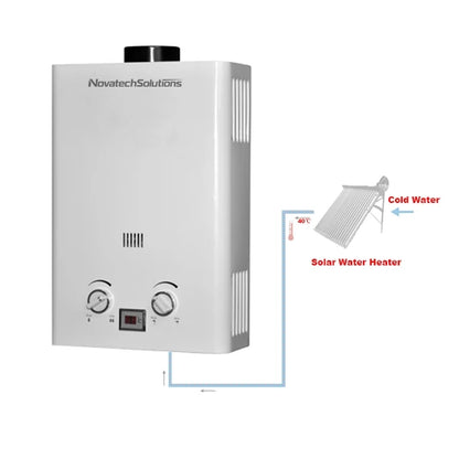 NovatechSolutions Instant Gas Water Heater with Backup Hot Water System